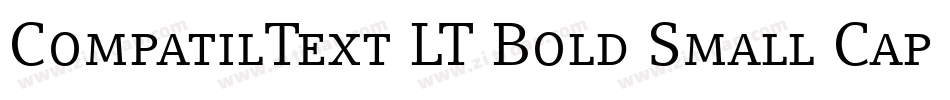 CompatilText LT Bold Small Caps字体转换